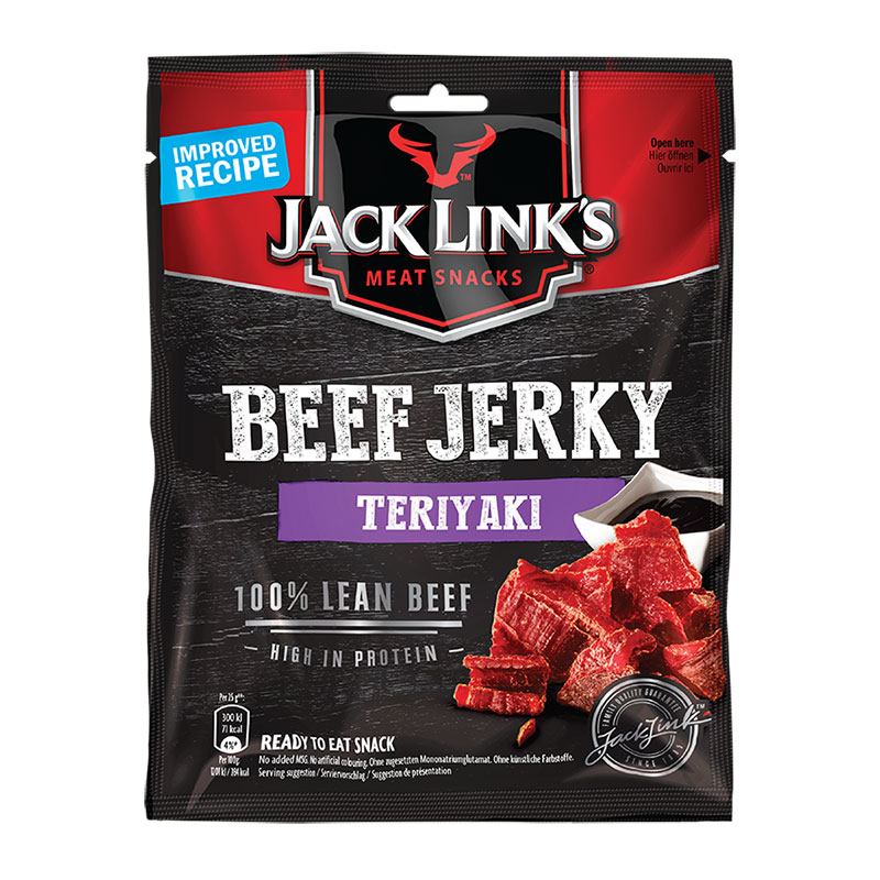 Beef Jerky Jack Link's Teriyaki (Confezione da 70 grammi)
